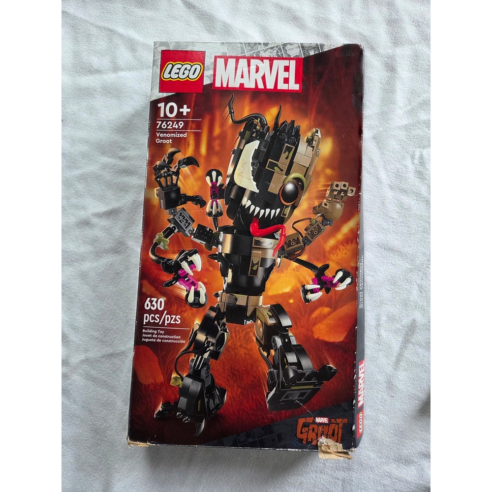 LEGO Marvel Venomized Groot 76249 Building Toy Set 630 Pieces Box Manual